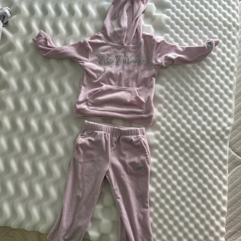 New Balance Light Pink Tracksuit